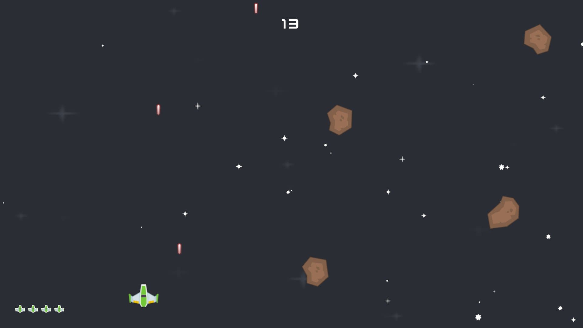 Godot Space Shooter screenshot